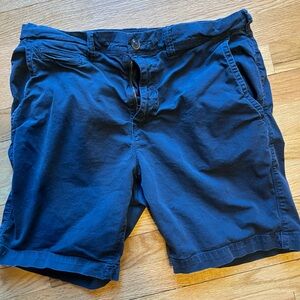 Men's American Eagle Next Level Flex Navy Gray Blue Shorts
